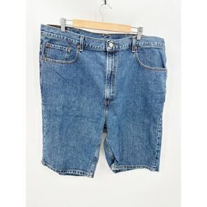 Levi's Red Tab 505 Men's Medium Wash Denim Jean Shorts Size 42 Dad Shorts Casual